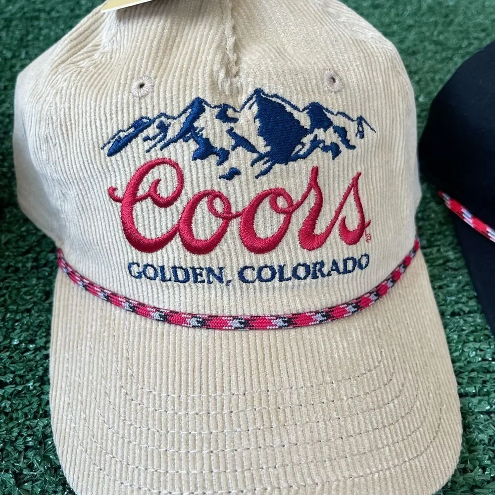 Coors | Miller‎ -  Banquet Corduroy Snapback Hat| Bucket Hat Vintage 90’s Style